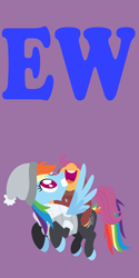 Size: 2000x4000 | Tagged: safe, anonymous artist, derpibooru import, part of a series, part of a set, rainbow dash, scootaloo, pegasus, pony, series:fm holidays, clothes, duo, female, happy new year, hat, holiday, hood, lineless, looking at something, looking up, new year, no pupils, nose in the air, open mouth, purple background, simple background, vest, volumetric mouth