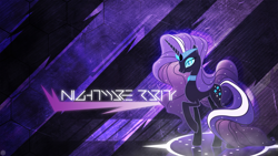 Size: 2560x1440 | Tagged: safe, artist:doctor-g, artist:fillynix-artz, derpibooru import, nightmare rarity, vector, wallpaper