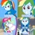 Size: 828x828 | Tagged: safe, derpibooru import, edit, edited screencap, screencap, rainbow dash, better together, blue crushed, do it for the ponygram!, equestria girls, equestria girls (movie), run to break free, challenge, dolly parton challenge, facebook, instagram, linkedin, meme, solo, tinder