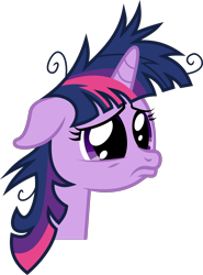 Size: 5000x6772 | Tagged: safe, artist:sir-teutonic-knight, derpibooru import, twilight sparkle, absurd resolution, messy mane, simple background, solo, transparent background, vector