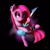 Size: 4000x4000 | Tagged: safe, artist:whazzam95, part of a set, pinkie pie, earth pony, pony, absurd resolution, electric guitar, guitar, piercing, pinkamena diane pie, punkamena, punkie pie, solo