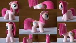 Size: 2048x1152 | Tagged: safe, artist:egalgay, pinkie pie, handmade, irl, photo, pinkamena diane pie, plushie, solo