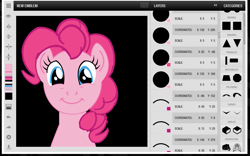 Size: 975x610 | Tagged: safe, pinkie pie, earth pony, pony, emblem, female, grand theft auto, mare, pink coat, solo