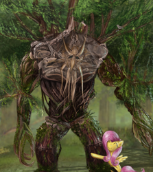 Size: 2490x2792 | Tagged: safe, artist:paticzaki, fluttershy, pegasus, pony, ent, female, hug, mare