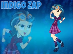 Size: 1024x768 | Tagged: safe, artist:mike-dashie, derpibooru import, indigo zap, equestria girls, goggles, piercing, solo, wallpaper