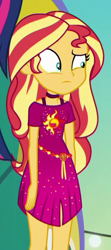 Size: 230x517 | Tagged: safe, screencap, sunset shimmer, better together, equestria girls, spring breakdown, cropped, female, geode of empathy, magical geodes