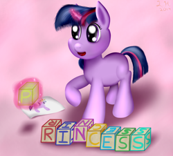 Size: 2600x2350 | Tagged: safe, artist:farondk, derpibooru import, twilight sparkle, twilight sparkle (alicorn), alicorn, pony, drawing, female, filly, high res, magic, mare, solo, twilight wants to be a princess, twily