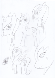 Size: 1248x1748 | Tagged: safe, artist:godismetons, derpibooru import, twilight sparkle, monochrome, traditional art