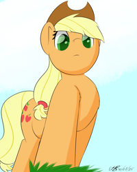 Size: 2048x2560 | Tagged: safe, artist:icy wings, applejack, earth pony, pony, female, looking at you, solo