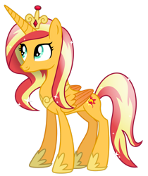 Size: 1024x1221 | Tagged: safe, artist:emeraldblast63, sunset shimmer, alicorn, pony, alicornified, race swap, shimmercorn, simple background, solo, transparent background