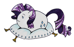 Size: 400x256 | Tagged: safe, artist:shadow-wolf051, rarity, food, potato, simple background, solo, species swap, transparent background, wat