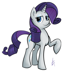 Size: 786x900 | Tagged: safe, artist:theinkbot, rarity, pony, unicorn, cutie mark, female, lidded eyes, mare, raised leg, simple background, solo, transparent background