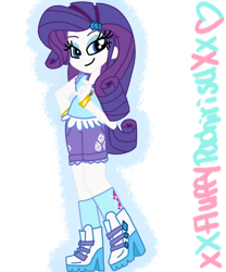 Size: 1024x1229 | Tagged: safe, artist:xxfluffypachirisuxx, rarity, equestria girls, legend of everfree, simple background, solo, transparent background