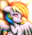 Size: 2500x2664 | Tagged: safe, artist:heavymetalbronyyeah, derpibooru import, rainbow dash, pegasus, pony, chest fluff, cute, dashabetes, ear fluff, eyes closed, fluffy, nap, sleeping, solo, spread wings, wing fluff, wings