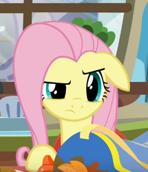 Size: 351x409 | Tagged: safe, screencap, fluttershy, pegasus, pony, flutter brutter, solo