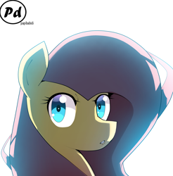 Size: 1800x1830 | Tagged: safe, artist:papibabidi, fluttershy, pegasus, pony, female, mare, pink mane, solo, yellow coat