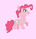 Size: 120x129 | Tagged: safe, artist:rin1234, bubble berry, pinkie pie, earth pony, pony, rule 63, solo