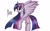 Size: 1024x640 | Tagged: safe, artist:heu-hey, derpibooru import, twilight sparkle, twilight sparkle (alicorn), alicorn, pony, female, mare, solo