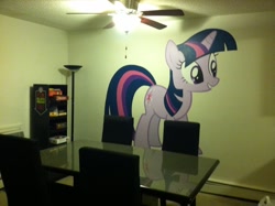 Size: 1034x772 | Tagged: safe, derpibooru import, twilight sparkle, mural, photo, solo