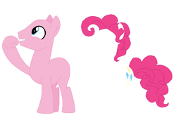 Size: 673x461 | Tagged: safe, artist:selenaede, bubble berry, pinkie pie, earth pony, pony, bald, base, rule 63, solo