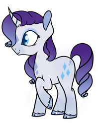 Size: 794x1006 | Tagged: safe, artist:bubaiuv, rarity, pony, unicorn, simple background, solo, transparent background