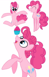 Size: 4500x7000 | Tagged: safe, artist:becauseimpink, bubble berry, pinkie pie, earth pony, pony, absurd resolution, cupcake, food, rule 63, sketch, sketch dump, solo