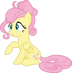 Size: 4625x4689 | Tagged: safe, artist:gebos97531, fluttershy, pegasus, pony, flutter brutter, .svg available, absurd resolution, alternate hairstyle, mane, simple background, transparent background, vector