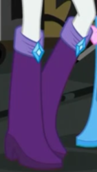 Size: 1242x2208 | Tagged: safe, screencap, rarity, equestria girls, movie magic, spoiler:eqg specials, boots, cropped, legs, pictures of legs, raised leg, shoes