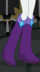 Size: 1242x2208 | Tagged: safe, screencap, rarity, equestria girls, movie magic, spoiler:eqg specials, boots, cropped, legs, pictures of legs, raised leg, shoes, solo