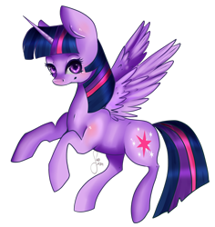 Size: 1584x1680 | Tagged: safe, artist:saoiirse, derpibooru import, twilight sparkle, twilight sparkle (alicorn), alicorn, pony, female, mare, solo