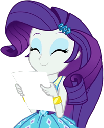 Size: 863x1058 | Tagged: safe, artist:thebarsection, rarity, better together, equestria girls, clothes, cute, eyes closed, female, happy, simple background, smiling, solo, transparent background