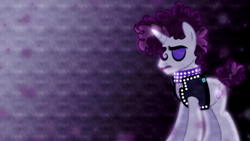 Size: 1600x900 | Tagged: safe, artist:cheezedoodle96, artist:sailortrekkie92, derpibooru import, pony, unicorn, background pony, eyes closed, male, prance (character), prince (musician), purple rain, rain, reference, rest in peace, rest in purple, solo, stallion, undertone, vector, wallpaper