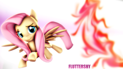 Size: 1920x1080 | Tagged: safe, artist:star-lightstarbright, derpibooru import, fluttershy, pegasus, pony, 3d, solo, wallpaper