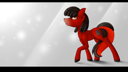 Size: 4000x2250 | Tagged: safe, artist:marsminer, derpibooru import, oc, oc only, oc:florid, desktop background, red and black oc, solo, wallpaper