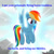 Size: 500x500 | Tagged: safe, derpibooru import, edit, edited screencap, screencap, rainbow dash, pegasus, pony, rainbow roadtrip, bronybait, candy, caption, cropped, female, flying, food, skittles, solo