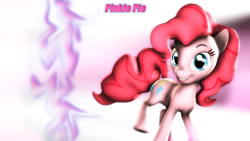 Size: 1920x1080 | Tagged: safe, artist:star-lightstarbright, derpibooru import, pinkie pie, earth pony, pony, 3d, solo, wallpaper