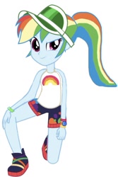 Size: 503x755 | Tagged: safe, artist:princesslunadashmlp, derpibooru import, rainbow dash, better together, equestria girls, shoes, sneakers, solo