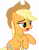 Size: 2550x3300 | Tagged: safe, artist:dacowta, applejack, earth pony, pony, magical mystery cure, bipedal, simple background, solo, swapped cutie marks, transparent background, vector