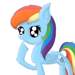 Size: 1000x1000 | Tagged: safe, artist:rainbow dash is best pony, derpibooru import, rainbow dash, pegasus, pony, :o, cheek fluff, chest fluff, cute, dashabetes, ear fluff, hoof fluff, open mouth, simple background, solo, transparent background