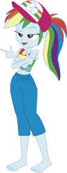 Size: 5012x12976 | Tagged: safe, artist:marcorois, derpibooru import, edit, rainbow dash, better together, equestria girls, spring breakdown, barefoot, best human, clothes, cute, dashabetes, feet, feminism, hero dash, lidded eyes, rainbow sass