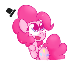 Size: 1100x910 | Tagged: safe, artist:mr-degration, pinkie pie, earth pony, pony, simple background, solo, transparent background