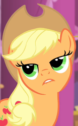 Size: 414x668 | Tagged: safe, screencap, applejack, earth pony, pony, simple ways, cropped, solo