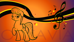 Size: 1920x1080 | Tagged: safe, artist:tellabart, derpibooru import, octavia melody, earth pony, pony, cello, colors, musical instrument, wallpaper