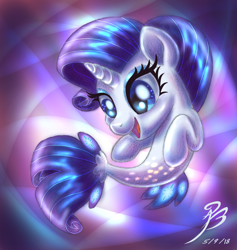Size: 2015x2123 | Tagged: safe, artist:angelbeedrawings, rarity, seapony (g4), seaponified, seapony rarity, species swap