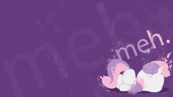 Size: 1920x1080 | Tagged: safe, artist:techrainbow, derpibooru import, sweetie belle, meh, minimalist, paint splatter, solo, vector, wallpaper