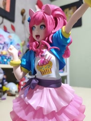 Size: 3072x4096 | Tagged: safe, derpibooru import, pinkie pie, rainbow dash, twilight sparkle, human, equestria girls, humanized, irl, kotobukiya, kotobukiya pinkie pie, merchandise, photo