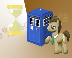 Size: 1280x1024 | Tagged: safe, artist:togekisspika35, derpibooru import, doctor whooves, pony, doctor who, male, solo, stallion, tardis, wallpaper