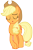 Size: 7000x10700 | Tagged: safe, artist:tardifice, applejack, earth pony, pony, tanks for the memories, absurd resolution, applejack cries on the inside, cowboy hat, crossed hooves, eyes closed, freckles, hat, photoshop, simple background, solo, stetson, transparent background, vector