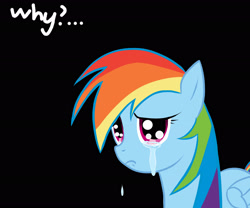 Size: 3000x2500 | Tagged: safe, artist:mricantdraw, derpibooru import, rainbow dash, pegasus, pony, crying, solo