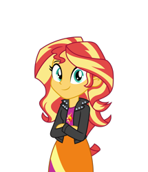 Size: 6008x7000 | Tagged: safe, artist:emeraldblast63, sunset shimmer, equestria girls, absurd resolution, female, simple background, solo, transparent background, vector